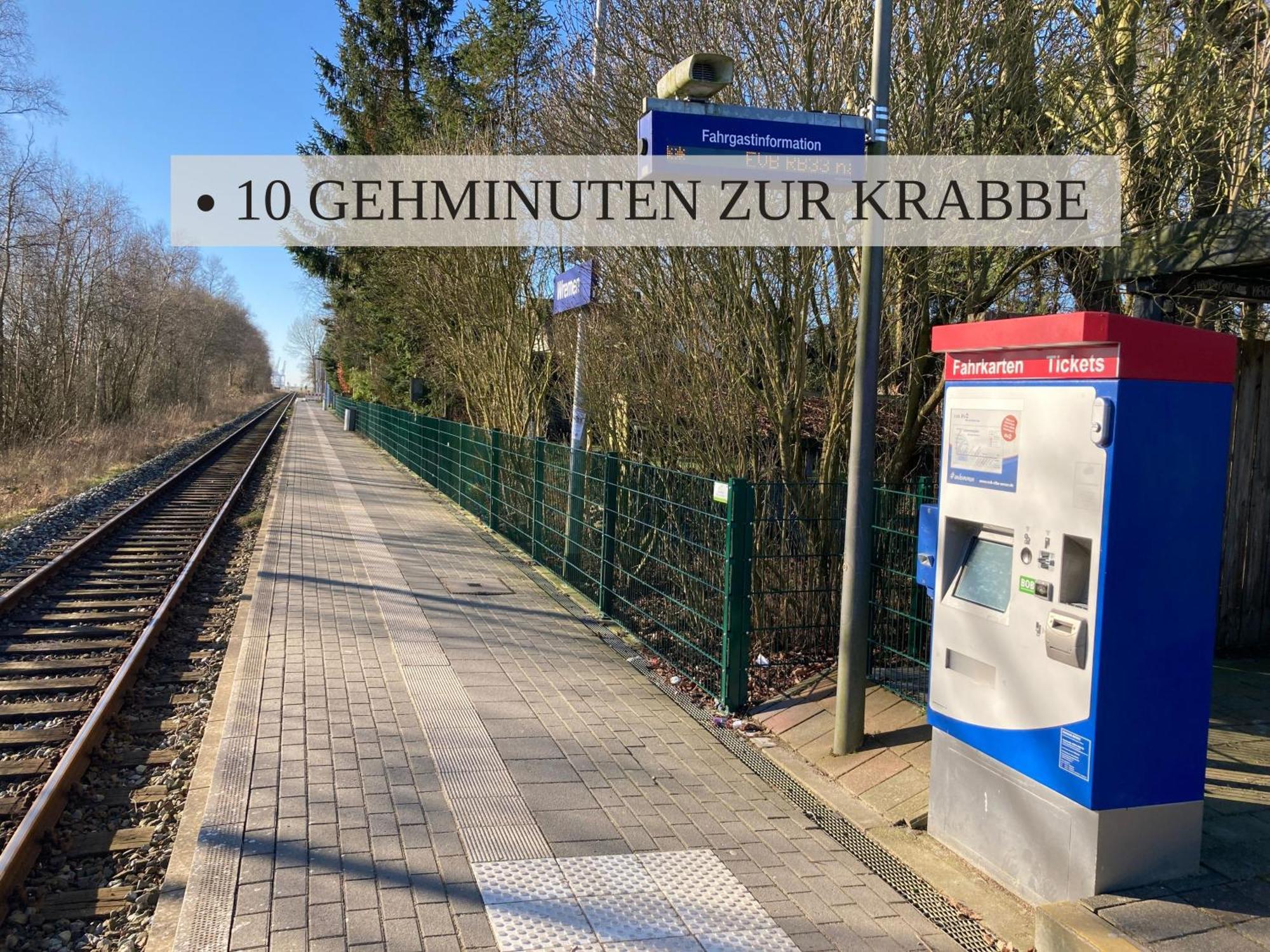 וורמן Haus Krabbe Zimmer Ohne Kueche, Fuer 1-2 Personen, Doppelbett, Zentral Gelegen Zwischen Cuxhaven Und Bremerhaven, Hunde Kostenfrei Willkommen, Kostenfreier Parkplatz מראה חיצוני תמונה