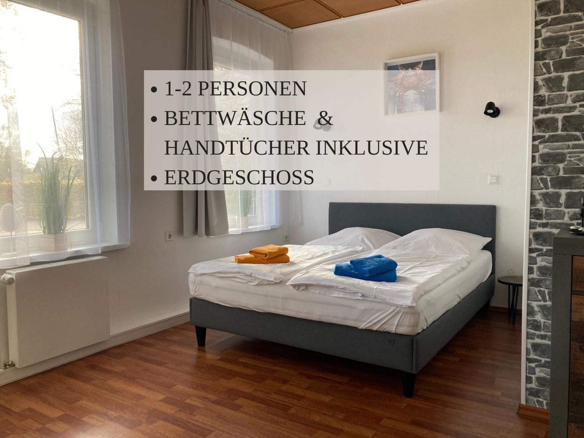 וורמן Haus Krabbe Zimmer Ohne Kueche, Fuer 1-2 Personen, Doppelbett, Zentral Gelegen Zwischen Cuxhaven Und Bremerhaven, Hunde Kostenfrei Willkommen, Kostenfreier Parkplatz מראה חיצוני תמונה